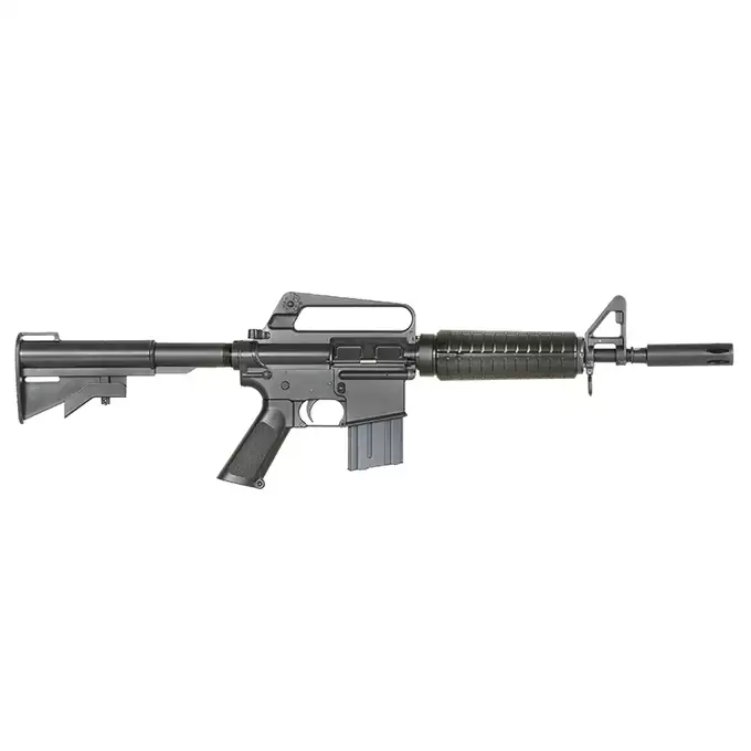 [Zestaw] Gazowa Replika Karabinka Colt 609/GAU-5/A - Black [EMG] + Krótki magazynek STANAG 20 kulek Green Gas MWS/CGS - [CGS]