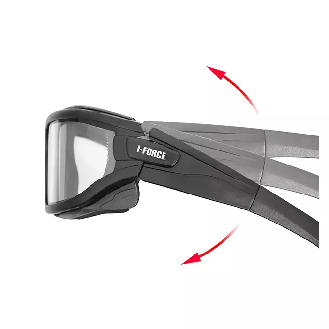 Ballistic Eyewear I-Force H2X Anti-Fog Dual Pane - Clear [PYRAMEX]