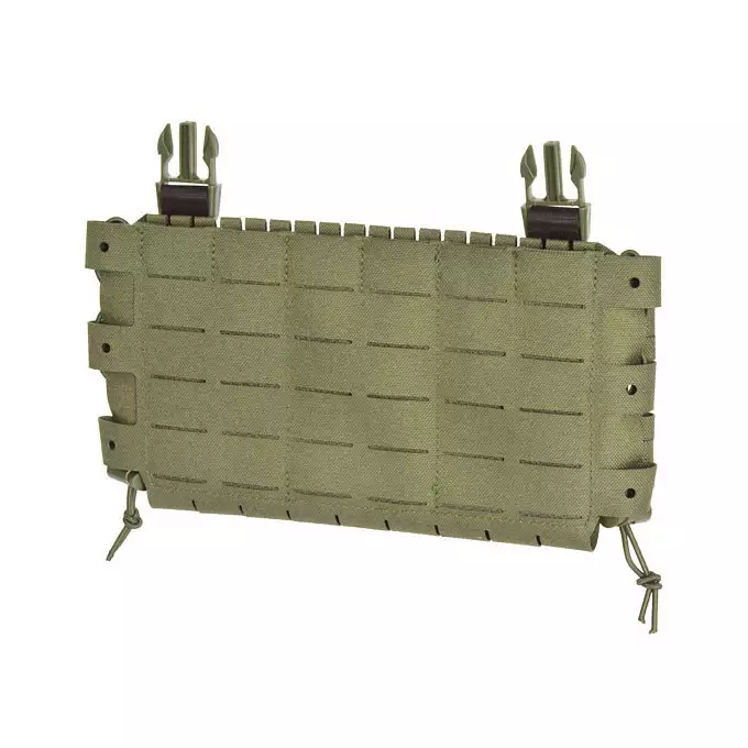 [Zestaw] Buckle Up Assault Plate Carrier Cummerbund - Olive [8FIELDS] + Panel Buckle-up COMPACT - wkład na 3 magazynki, MOLLE Laser Cut - Olive [8FIELDS] + Dolna kieszeń użytkowa na akcesoria z linkami shockcord, Laser Cut - Olive [8FIELDS]