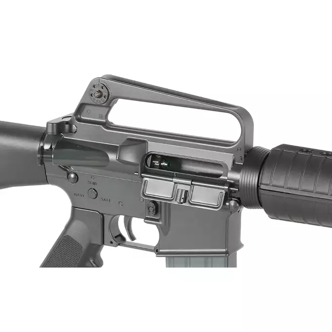 [Zestaw] Gazowa Replika Karabinka Colt M715/M16A2 C7 1980S CGS Lightning Series - Black [CGS] + Magazynek AR15 Green Gaz do karabinków gazowych CGS, MWS - Black [CGS]