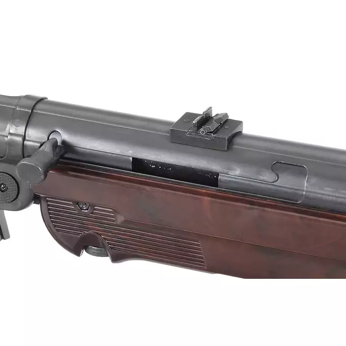 Replika pistoletu maszynowego MP40 Full Metal AEG, Oksyda - Brown [AGM]