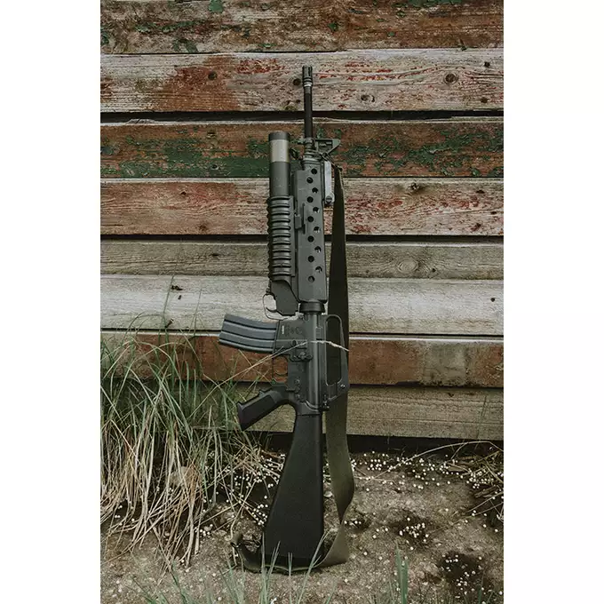 [Zestaw] Gazowa Replika Karabinka Colt M715/M16A2 C7 1980S CGS Lightning Series - Black [CGS] + Magazynek AR15 Green Gaz do karabinków gazowych CGS, MWS - Black [CGS]