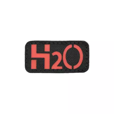 Naszywka Laser Cut H2O - Czerwona [8Fields]