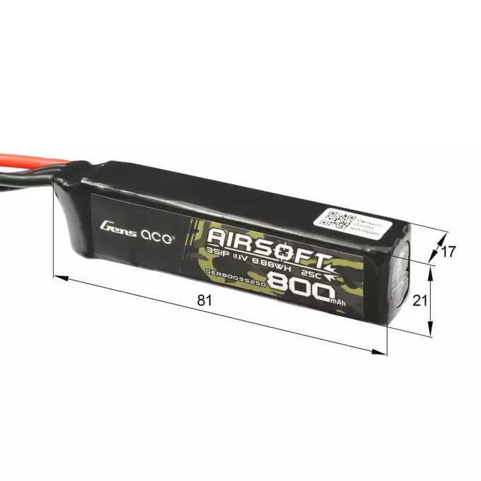 [Zestaw] Replika Karabinka CM.097 Eshooter ETU, GEN-2 - Black [CYMA] + Ładowarka V3+ do akumulatorów LiPo/LiFe [IPower] + AKUMULATOR AIRSOFTOWY 25C 800MAH 3S1P 11.1V LIPO GENS ACE G-TECH T-PLUG