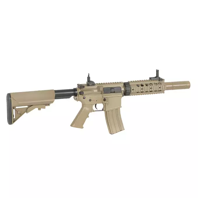 [Zestaw] CM.513 Sport Line, GEN-2 - TAN [CYMA] + Ładowarka V3+ do akumulatorów LiPo/LiFe [IPower] + Akumulator airsoftowy 25C 1200mAh 3S1P 11.1V LiPo T Plug
