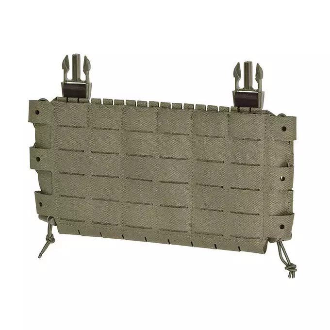 [Zestaw] Buckle Up Assault Plate Carrier Cummerbund - RG [8FIELDS] + Panel Buckle-up COMPACT - wkład na 3 magazynki, MOLLE Laser Cut - Ranger green [8FIELDS] + Dolna kieszeń użytkowa na akcesoria z linkami shockcord, Laser Cut - Ranger Green [8FIELDS]