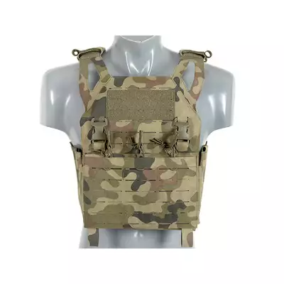 Laser-Cut “Buckle Up" Operator Plate Carrier with AR15/AK Magazine Pouch — WZ93 [8Fields]