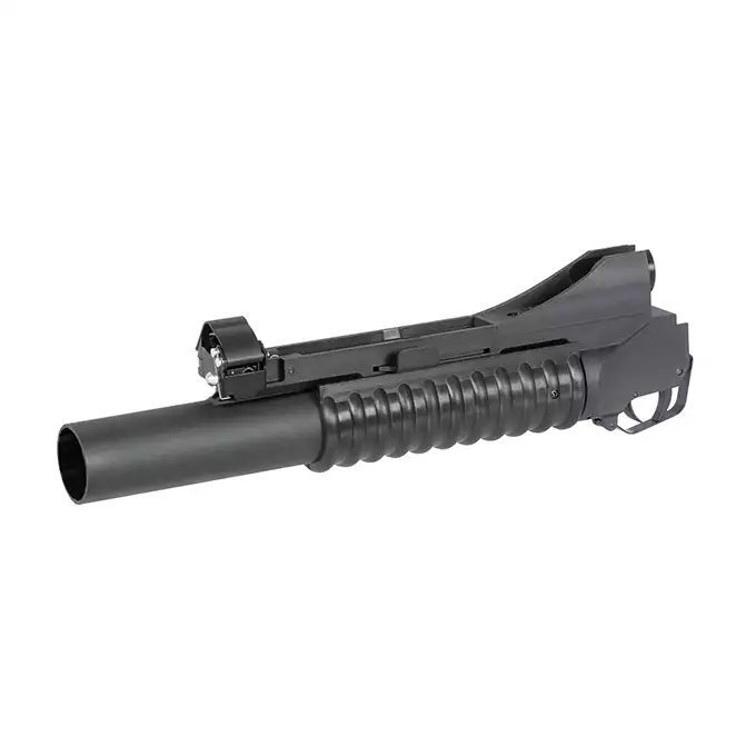 [Zestaw] Replika Amerykańskiego Granatnika 12" Lightweight - Black [S&amp;T] + Granat AceHive [AceTech] + Airsoft Green Gaz 1000ml [Pro Tech Guns]