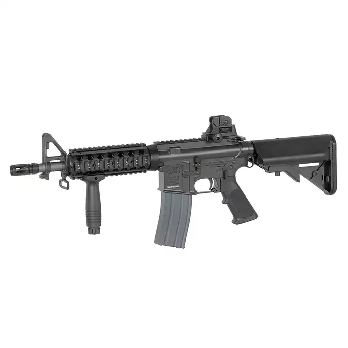 [Zestaw] Replika Karabinka Colt MK18 MOD0 10.5" GBB CGS Lightning Series - [CYBERGUN] + Magazynek AR15 Green Gaz do karabinków gazowych CGS, MWS - Black [CGS]