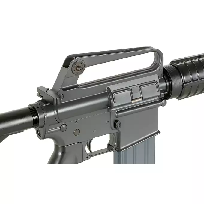 [Zestaw] Gazowa Replika Karabinka Colt 609/GAU-5/A - Black [EMG] + Krótki magazynek STANAG 20 kulek Green Gas MWS/CGS - [CGS]
