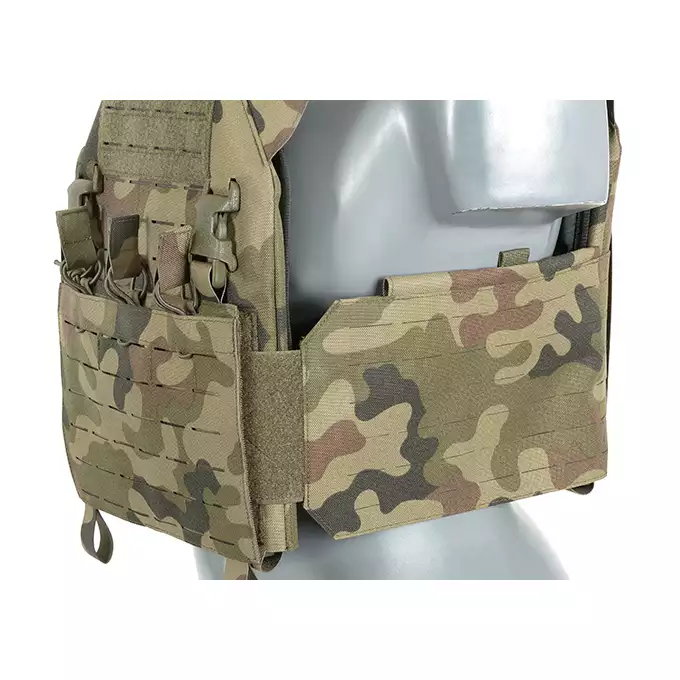 Laser-Cut “Buckle Up" Operator Plate Carrier with AR15/AK Magazine Pouch — WZ93 [8Fields]