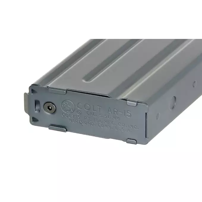 [Zestaw] Gazowa Replika Karabinka Colt 607/GX-5857 - Black [EMG] + Krótki magazynek STANAG 20 kulek Green Gas MWS/CGS - [CGS]