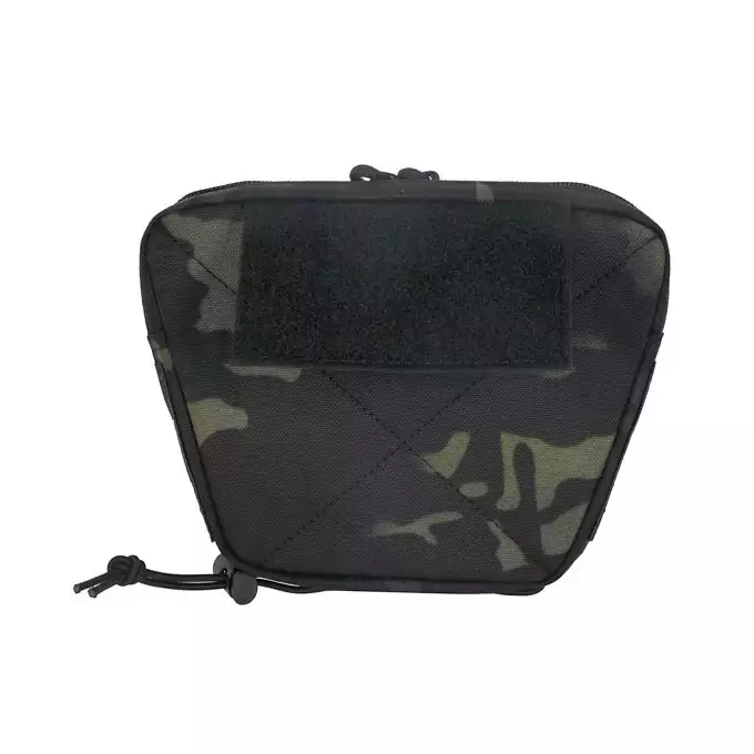 [Zestaw] Buckle Up Assault Plate Carrier Cummerbund - MB [8FIELDS] + Panel Buckle-up COMPACT - wkład na 3 magazynki, MOLLE Laser Cut - Multicamo Black [8FIELDS] + Dolna kieszeń użytkowa na akcesoria z linkami shockcord, Laser Cut - Multicamo Black [8FIELDS]