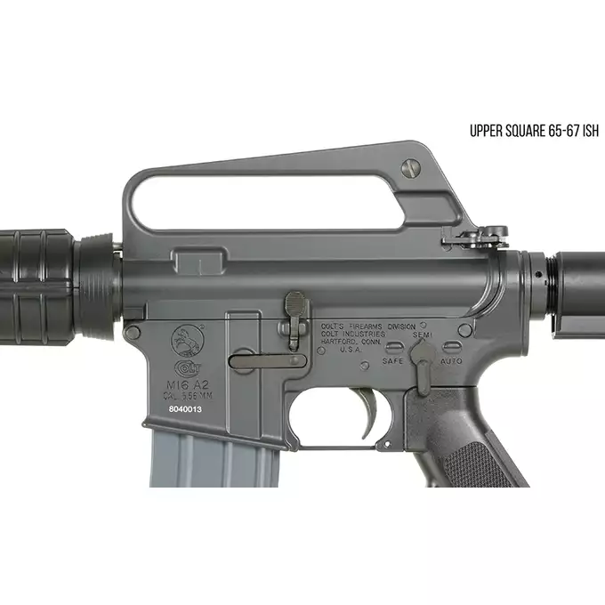 [Zestaw] Gazowa Replika Karabinka Colt M733 Commando CGS Lightning Series - Black [EMG] + Magazynek AR15 Green Gaz do karabinków gazowych CGS, MWS - Black [CGS]