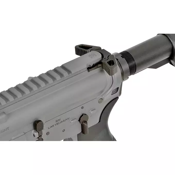 [Zestaw] Replika karabinka SAI GRY 6,5" SBR ESHOOTER ETU, GEN-2 - Grey [EMG] + Ładowarka V3+ do akumulatorów LiPo/LiFe [IPower] + AKUMULATOR AIRSOFTOWY 25C 800MAH 3S1P 11.1V LIPO GENS ACE G-TECH T-PLUG