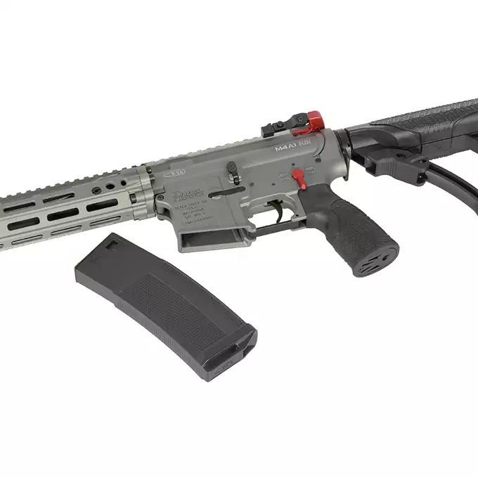 [Zestaw] Replika Daniel Defense M4A1 RIII 14.5" Eshooter ETU, GEN-2 - Grey [EMG] + Ładowarka V3+ do akumulatorów LiPo/LiFe [IPower] + AKUMULATOR AIRSOFTOWY 25C 800MAH 3S1P 11.1V LIPO GENS ACE G-TECH T-PLUG