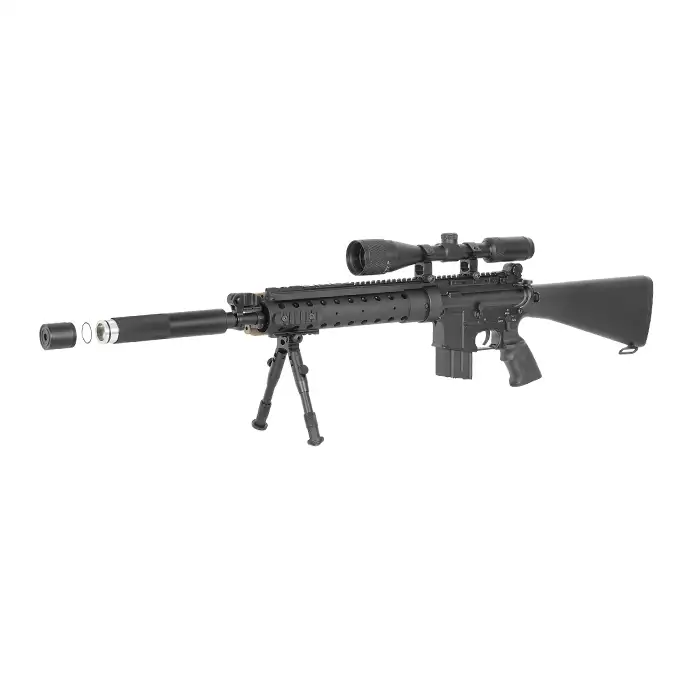 [Zestaw] Tracer OPS MK12 - MWS [CGS] + Zewnętrzna lufa przedłużająca typu MK12/RECCE/416 [CGS]