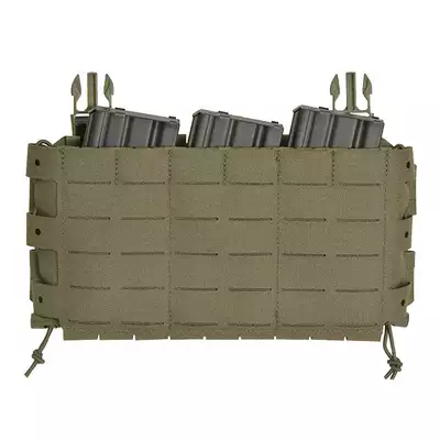 [Zestaw] Buckle Up Assault Plate Carrier Cummerbund - Ranger Green [8FIELDS] + Panel Buckle-up COMPACT - wkład na 3 magazynki, MOLLE Laser Cut - Ranger green [8FIELDS] + Dolna kieszeń użytkowa na akcesoria z linkami shockcord, Laser Cut - Ranger Green [8FIELDS]