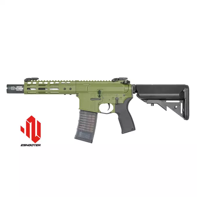 [Zestaw] Replika karabinka Noveske 7.5" Gen III DIPLOMAT Eshooter ETU, GEN-2 - Bazooka Green [EMG] + Ładowarka V3+ do akumulatorów LiPo/LiFe [IPower] + AKUMULATOR AIRSOFTOWY 25C 800MAH 3S1P 11.1V LIPO GENS ACE G-TECH T-PLUG