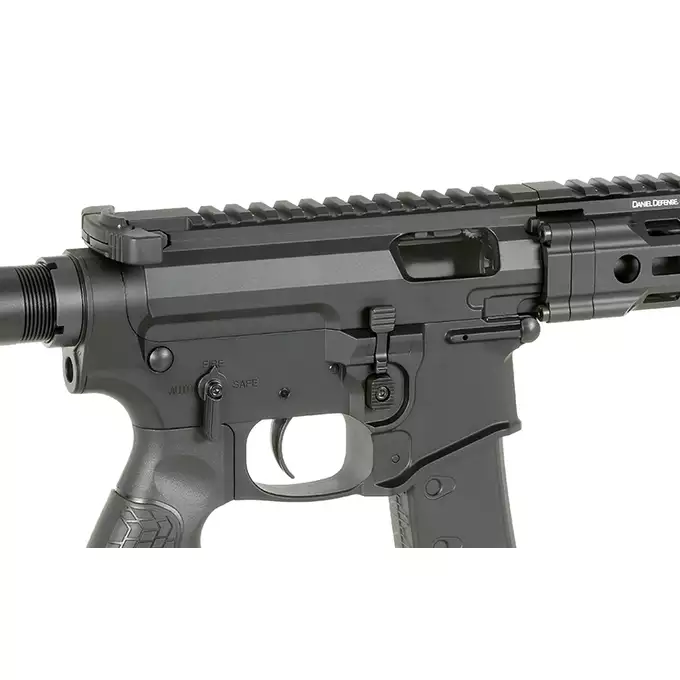 [Zestaw] Replika PCC Daniel Defense MWS GBB 13,5"- Black [EMG] + Magazynek PCC Daniel Defense Green Gas 40 kulek [DE]