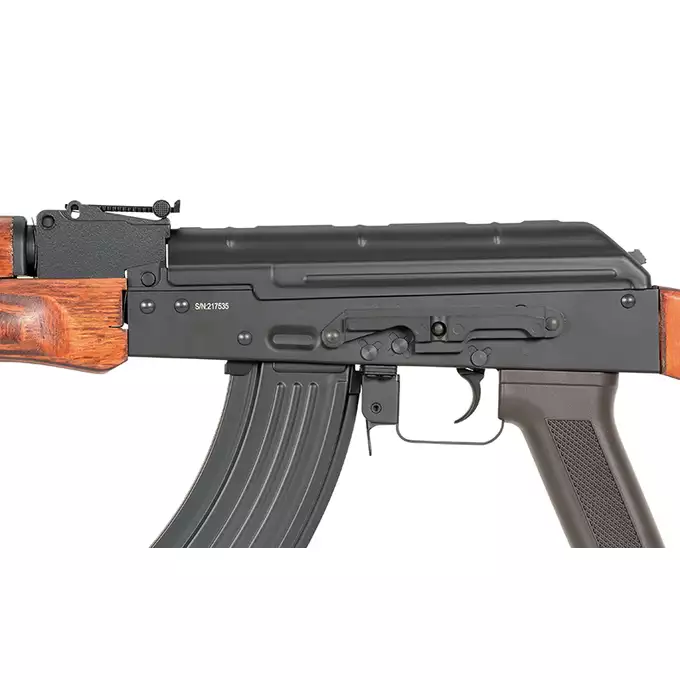 [Zestaw] CM.048M, GEN-2 [CYMA] + Metalowy Mid-Cap na 150 kulek do AK47/AKM - Black [BattleAxe]