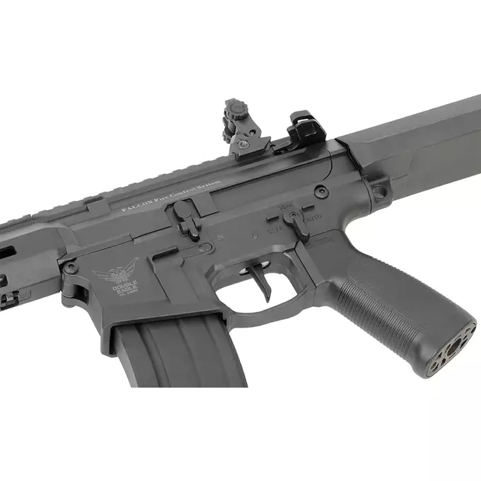 [Zestaw] Karabinek ASG M904L Falcon 3.0 ETU - Black [Double Eagle] + Akumulator Li-Po 1100mAh 11,1V 20C - Deans [IPower] + Ładowarka V3+ do akumulatorów LiPo/LiFe [IPower] + Kulki 0,23g - 3000 szt PROSLICK [P&amp;J]