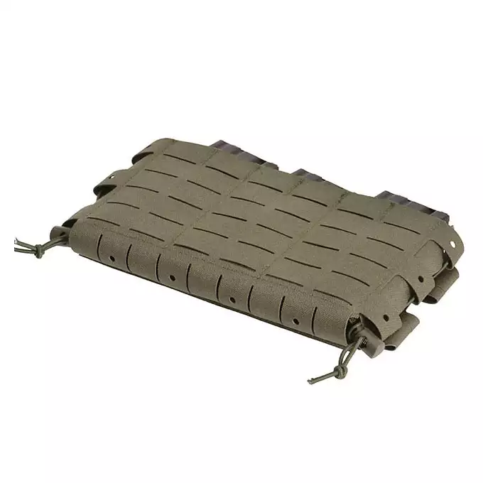 [Zestaw] Buckle Up Assault Plate Carrier Cummerbund - RG [8FIELDS] + Panel Buckle-up COMPACT - wkład na 3 magazynki, MOLLE Laser Cut - Ranger green [8FIELDS] + Dolna kieszeń użytkowa na akcesoria z linkami shockcord, Laser Cut - Ranger Green [8FIELDS]