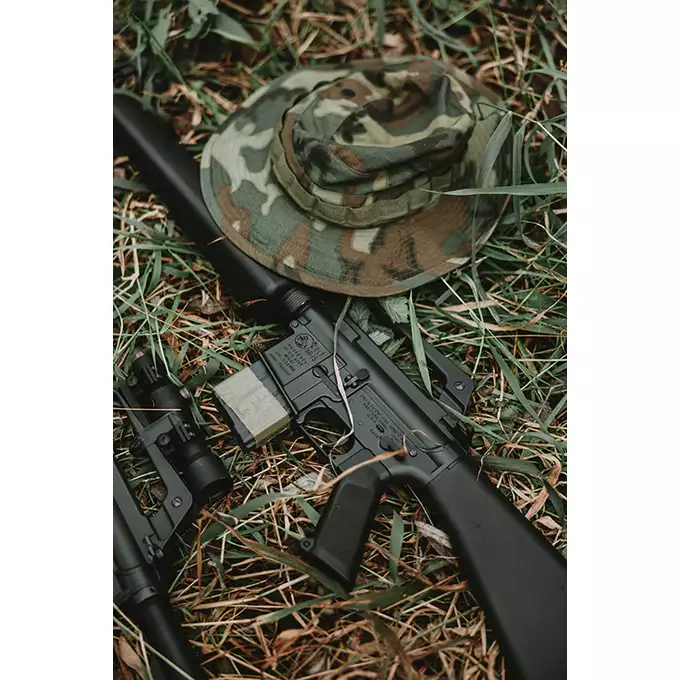 [Zestaw] Gazowa Replika Karabinka Colt M603/M16A1 - Black [EMG] + Krótki magazynek STANAG 20 kulek Green Gas MWS/CGS - [CGS]