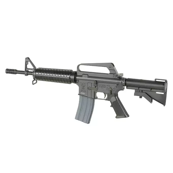 [Zestaw] Gazowa Replika Karabinka Colt M733 Commando CGS Lightning Series - Black [EMG] + Magazynek AR15 Green Gaz do karabinków gazowych CGS, MWS - Black [CGS]