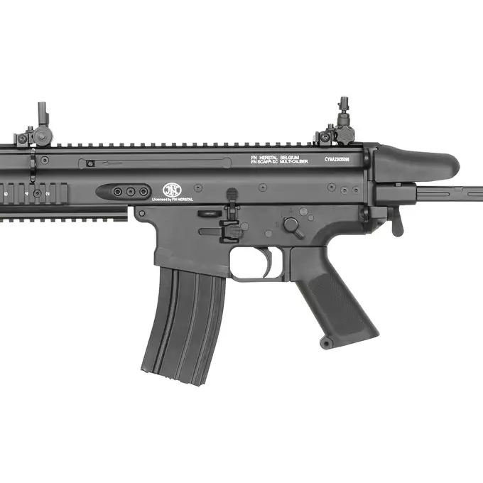 [Zestaw] Replika subkarabinka FN SCAR-SC z 25RPS, ESHOOTER ETU, GEN-2 - [Cybergun] + Stalowy magazynek Mid-Cap na 150 kulek do serii AR-15/M4 - Black
