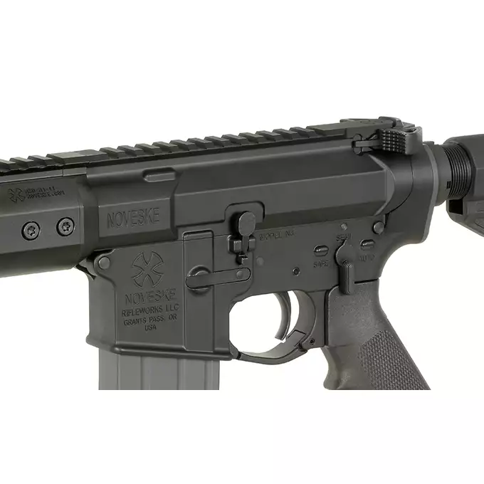 [Zestaw] Replika karabinka Noveske N4 NSR-SD MWS Gen3 GBBR - Black [EMG] + Magazynek na Green Gaz do Karabinków Double Eagle MWS 35 kulek - Black [DE]