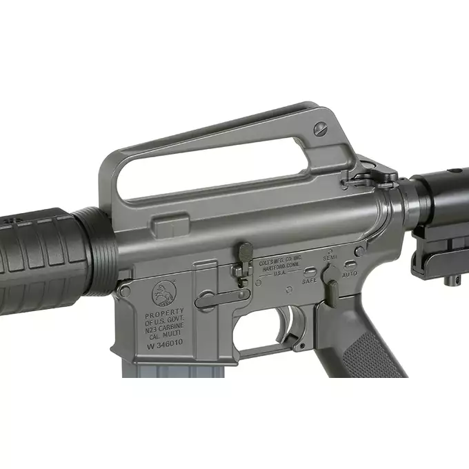 [Zestaw] Gazowa Replika Karabinka Colt N23 CGS Lightning Series - Black [EMG] + Magazynek AR15 Green Gaz do karabinków gazowych CGS, MWS - Black [CGS]