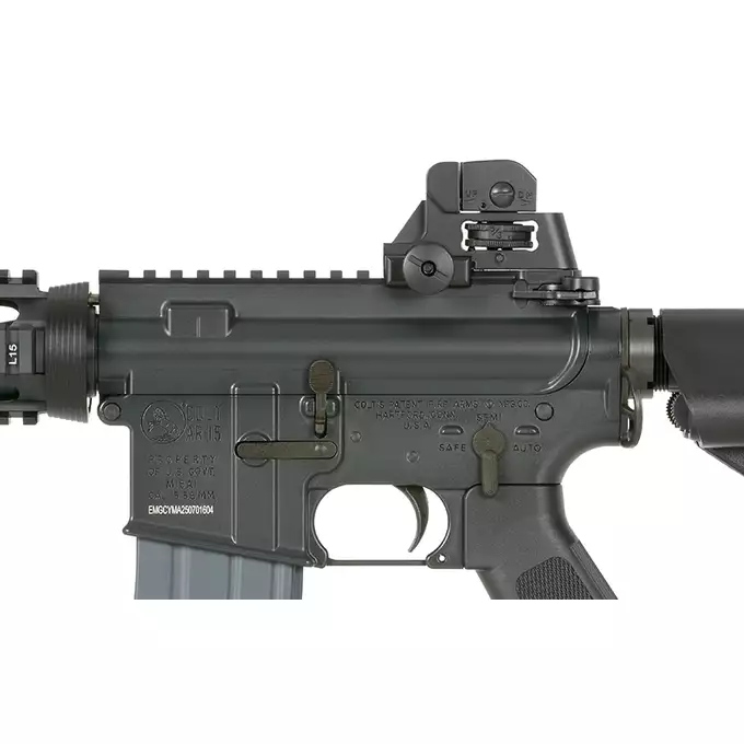 [Zestaw] Replika Karabinka Colt MK18 MOD0 10.5" GBB CGS Lightning Series - [CYBERGUN] + Magazynek AR15 Green Gaz do karabinków gazowych CGS, MWS - Black [CGS]