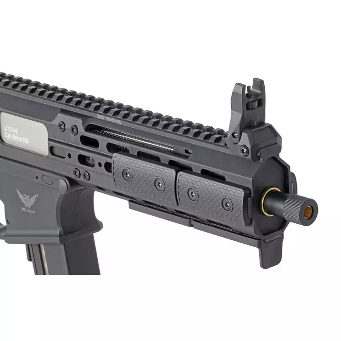 [Zestaw] M917C UTR45 - Black [DE Airsoft] + Akumulator Li-Po 1100mAh 11,1V 20C - Deans [IPower] + Ładowarka V3+ do akumulatorów LiPo/LiFe [IPower] + Kulki 0,23g - 3000 szt PROSLICK [P&amp;J]