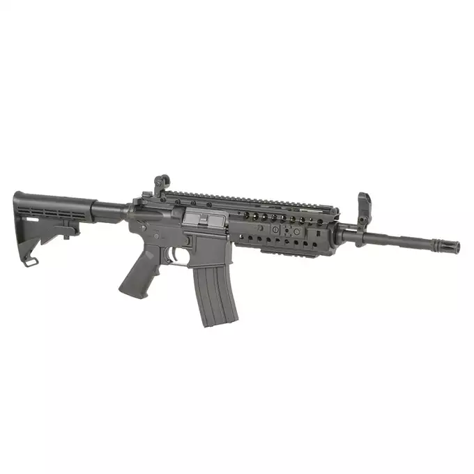 [Zestaw] CM.508 Sport Line, GEN-2 [CYMA] + Stalowy magazynek Mid-Cap na 150 kulek do serii AR-15/M4 - Black