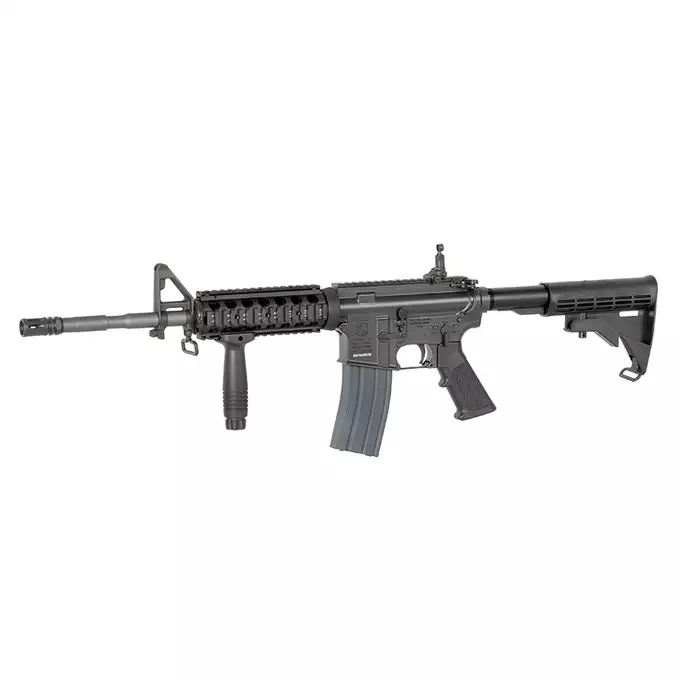 [Zestaw] Replika karabinka Colt M4RIS 14,5" GBB CGS Lightning Series - [CYBERGUN] + Magazynek AR15 Green Gaz do karabinków gazowych CGS, MWS - Black [CGS]