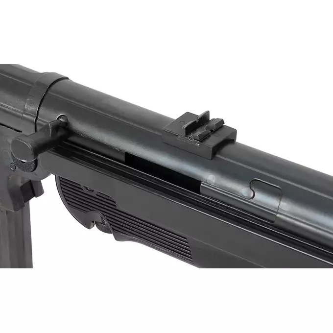 Replika pistoletu maszynowego MP40 Full Metal AEG, Oksyda - Black [AGM]
