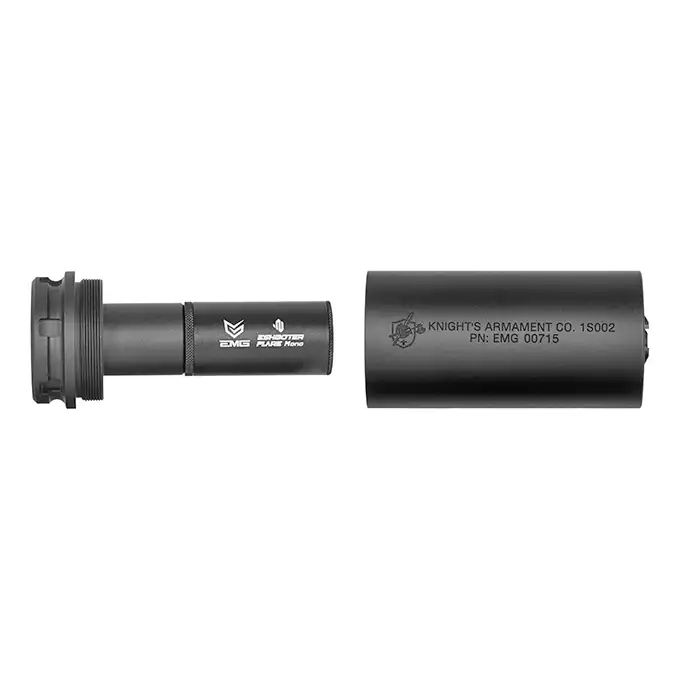 [Zestaw] Replika Knight's Armament KS-3 9,5" GBB - Czarna [EMG] + Licencjonowana replika tłumika KAC QDC tracer - Black [EMG] + Perfect BB kulki Tracer 0,28g BIO - 1 kg [BLS]