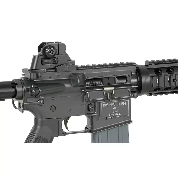 [Zestaw] Replika Karabinka Colt MK18 MOD0 10.5" GBB CGS Lightning Series - [CYBERGUN] + Magazynek AR15 Green Gaz do karabinków gazowych CGS, MWS - Black [CGS]