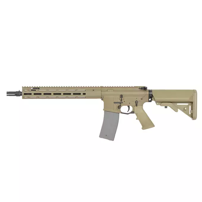 [Zestaw] Replika Knight's Armament KS-1 13" GBB - Tan [WELL PRO] + Magazynek STANAG o pojemności 30 kulek do replik GBBR [Well Pro]