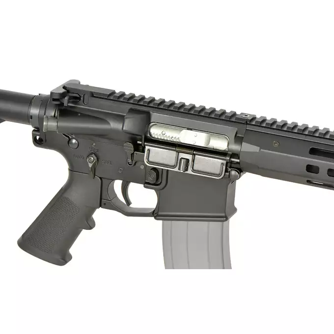 [Zestaw] Replika Knight's Armament KS-3 9,5" GBB - Czarna [EMG] + Licencjonowana replika tłumika KAC QDC tracer - Black [EMG] + Perfect BB kulki Tracer 0,28g BIO - 1 kg [BLS]
