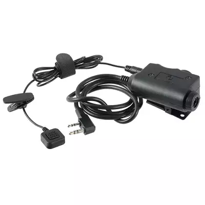 [Zestaw] M32 PLUS MOD3  Aktywne ochronniki słuchu z mikrofonem - BK [EARMOR] + Zestaw Adapterów ARC do ochronników słuchu M31/M32 [EARMOR] + M51 PTT KENWOOD [EARMOR]