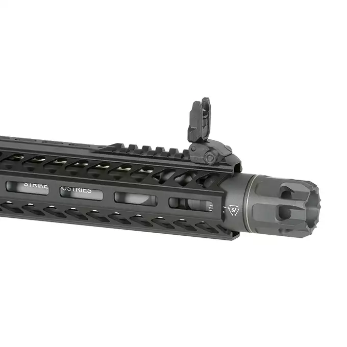 [Zestaw] Replika GBBR Strike Industries 10" Raider SBR CGS Lightning Series - Black [EMG] + Magazynek LANCER L5 5.56 AWN Green Gaz do karabinków gazowych CGS, MWS - Black [EMG]