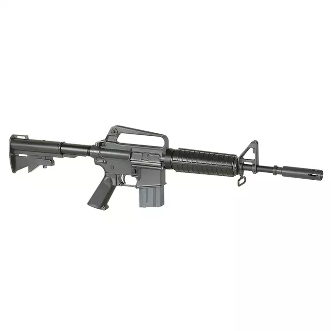 [Zestaw] Gazowa Replika Karabinka Colt 610/GAU-5A/A - Black [EMG] + Single Point Airsoft Red Dot - OEG [JJ Airsoft]