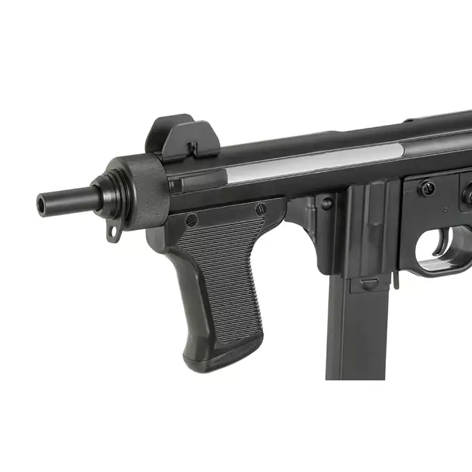 [Zestaw] Pistolet Maszynowy M12s AEG [S&amp;T] + Akumulator Li-Po 600mAh 7,4V 20C - Tamiya [VB] + Ładowarka V3+ do akumulatorów LiPo/LiFe [IPower] + Kulki 0,23g - 3000 szt PROSLICK [P&amp;J]