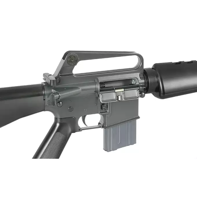 [Zestaw] Gazowa Replika Karabinka Colt M603/M16A1 - Black [EMG] + Single Point Airsoft Red Dot - OEG [JJ Airsoft]