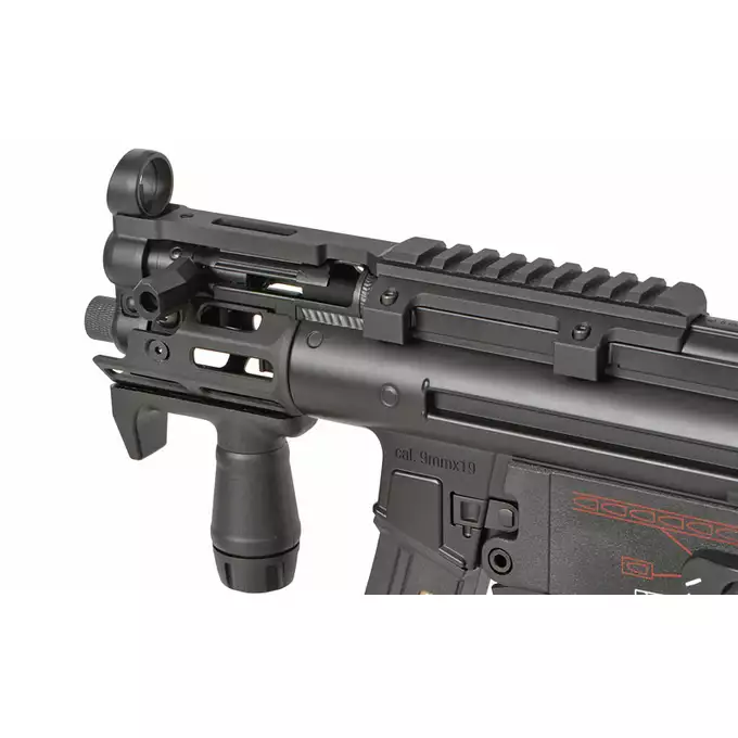 [Zestaw] Replika MP5K CM.041L ESHOOTER ETU, GEN-2, Licencjonowane Przez UMAREX - [CYMA] + Ładowarka V3+ do akumulatorów LiPo/LiFe [IPower] + Akumulator airsoftowy 25C 1100mAh 3S1P 11.1V LiPo T-Plug