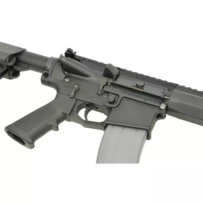 [Zestaw] Replika Knight's Armament KS-1 13" GBB - Czarna [WELL PRO] + Magazynek STANAG o pojemności 30 kulek do replik GBBR [Well Pro]