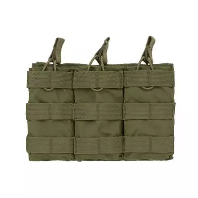[Zestaw] Jump Plate Carrier Cummerbund - Olive [8FIELDS] + Otwarta potrójna ładownica na magazynki 5.56 - Olive [8FIELDS] + Dolna kieszeń użytkowa na akcesoria z linkami shockcord, Laser Cut - Olive [8FIELDS]