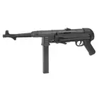 Replika pistoletu maszynowego MP40 Full Metal AEG, Oksyda - Black [AGM]